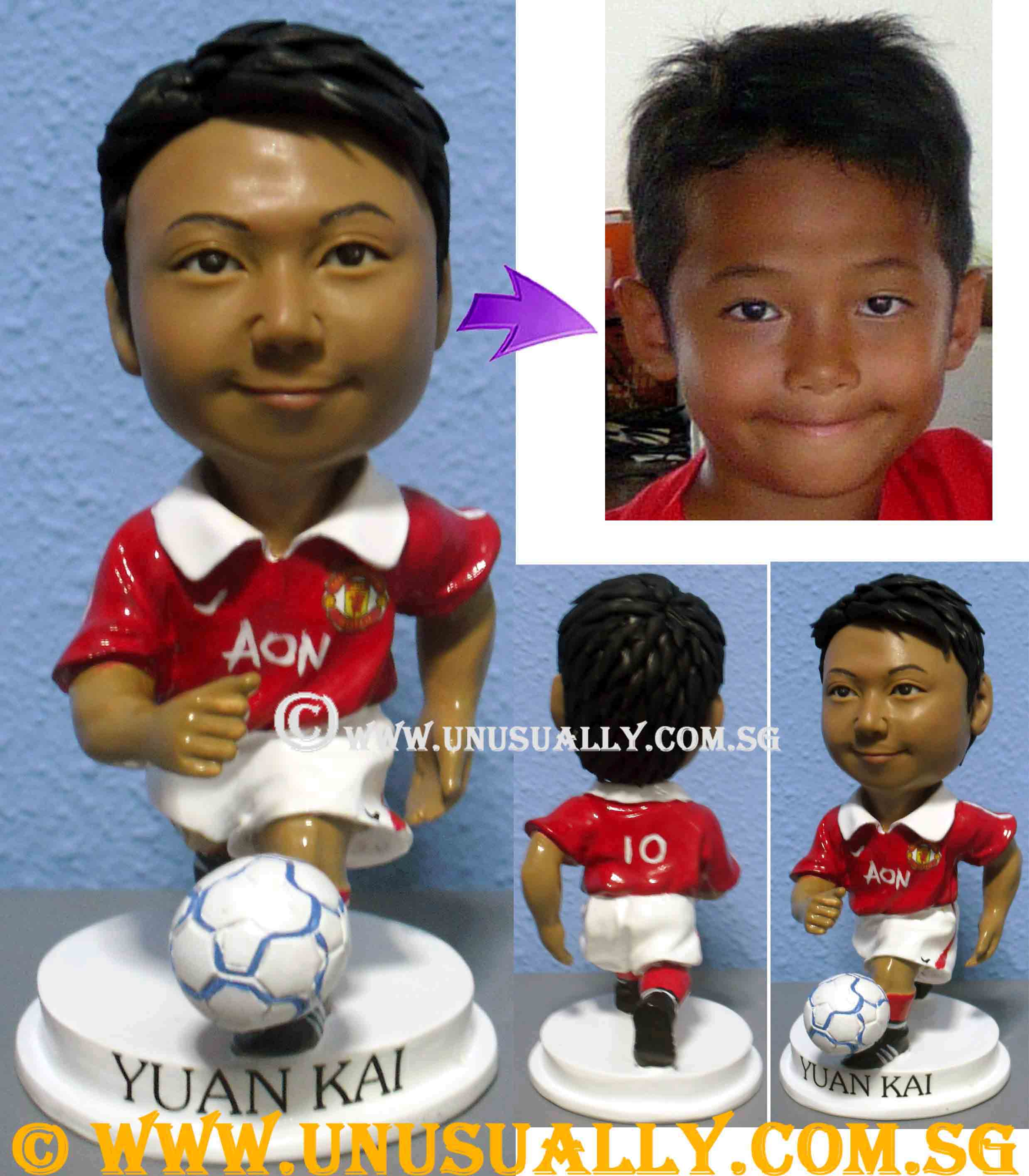 Personalized 3D Man United Fan Soccer Figurine